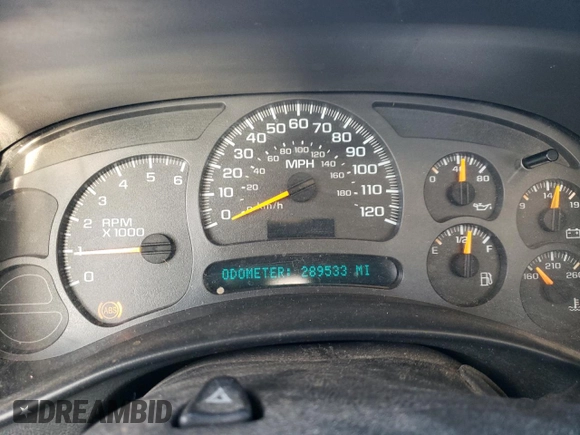 2003 Chevrolet Silverado 1500 with VIN IDCO004199ZZ, listed as a Copart auction lot 85870734 with 289,533 mi miles and Non Repairable. Bid and sale history available at DreamBid. Image 9.