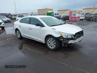2015 Buick LaCrosse Leather with VIN 1G4GB5GR8FF346566, listed as a IAAI auction lot 41827798 with 74,504 mi miles and . Bid and sale history available at DreamBid. Image 1.
