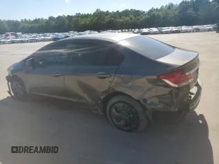2013 Honda Civic LX with VIN 2HGFB2F58DH533641, listed as a Copart auction lot 58331725 with 79,830 mi miles and Salvage title. Bid and sale history available at DreamBid. Image 2.