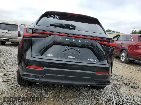 2025 Lexus NX 350 Premium with VIN 2T2GGCEZ0SC083565, listed as a Copart auction lot 58408165 with 1,012 mi miles and Salvage title. Bid and sale history available at DreamBid. Image 6.