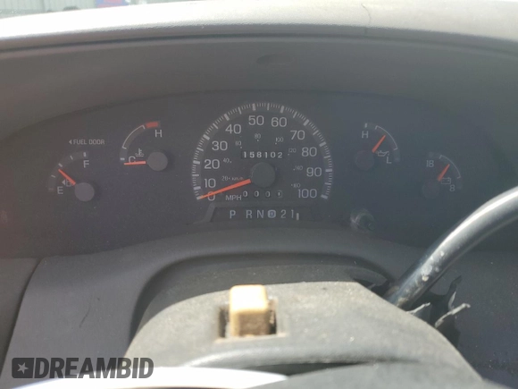 1997 Ford F-150 with VIN 1FTDF1721VND40734, listed as a Copart auction lot 62172315 with 158,102 mi miles and Salvage title. Bid and sale history available at DreamBid. Image 9.
