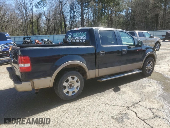 2006 Ford F-150 XLT with VIN 1FTPW125X6KB28223, listed as a Copart auction lot 47601075 with 208,959 mi miles and Salvage Title. Bid and sale history available at carsss.com. Image 3.