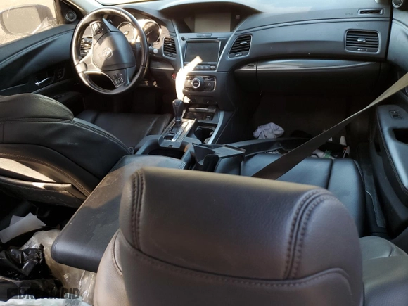 2014 Acura RLX with VIN JH4KC1F34EC002068, listed as a Copart auction lot 74564724 with 0 mi miles and Salvage Title. Bid and sale history available at carsss.com. Image 8.