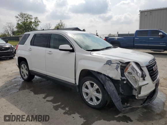 2017 GMC Terrain SLE with VIN 2GKALMEK4H6305053, listed as a Copart auction lot 52783395 with 123,336 mi miles and Salvage Title. Bid and sale history available at carsss.com. Image 4.
