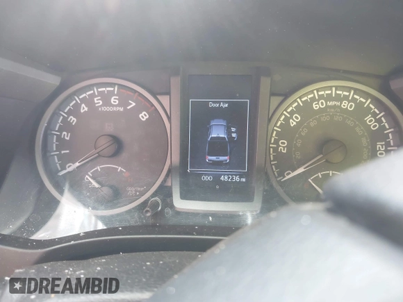 2017 Toyota Tacoma SR5 with VIN 3TMCZ5AN7HM104214, listed as a IAAI auction lot 41619808 with 48,236 mi miles and . Bid and sale history available at carsss.com. Image 7.