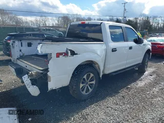 2019 Ford F-150 XL with VIN 1FTEW1EP8KKD11487, listed as a IAAI auction lot 41643388 with 109,881 mi miles and . Bid and sale history available at DreamBid. Image 4.