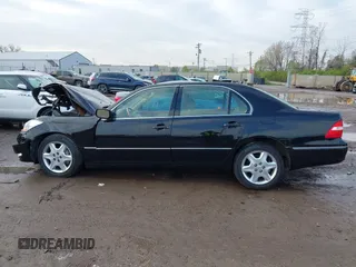 2005 Lexus LS 430 with VIN JTHBN36F450174554, listed as a IAAI auction lot 41989741 with Not Provided miles. Bid and sale history available at carsss.com. Image 13.