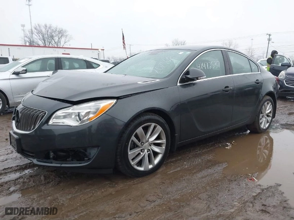 2014 Buick Regal with VIN 2G4GK5EX2E9207168, listed as a IAAI auction lot 41472537 with 152,549 mi miles. Bid and sale history available at carsss.com. Image 2.