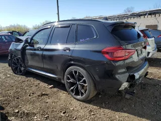 2020 BMW X3 M Competition with VIN 5YMTS0C02LLT10552, listed as a Copart auction lot 52524414 with 0 mi miles. Bid and sale history available at carsss.com. Image 2.