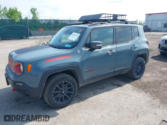 2016 Jeep Renegade Trailhawk with VIN ZACCJBCTXGPD99550, listed as a IAAI auction lot 42446773 with 174,283 mi miles and . Bid and sale history available at DreamBid. Image 17.