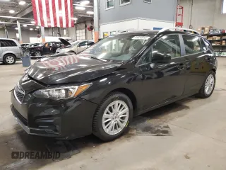 2018 Subaru Impreza Premium with VIN 4S3GTAD63J3750972, listed as a Copart auction lot 50039955 with 0 mi miles and Salvage Title. Bid and sale history available at carsss.com. Image 1.