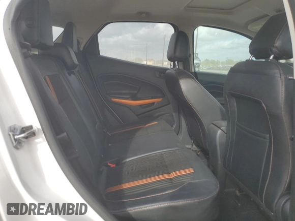 2018 Ford EcoSport SES z VIN MAJ6P1CL4JC218174, wystawiony jako Copart lot #58873485 z przebiegiem 44 931 mil mil oraz Nie do naprawy • Non repairable. Historia ofert i sprzedaży dostępna na DreamBid. Obrazek 11.