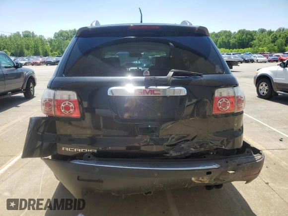 2010 GMC Acadia SLT1 with VIN 1GKLRMED9AJ107599, listed as a Copart auction lot 56105825 with 201,113 mi miles and Salvage title. Bid and sale history available at DreamBid. Image 6.
