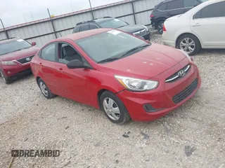 2015 Hyundai Accent GLS with VIN KMHCT4AE4FU909538, listed as a IAAI auction lot 42042487 with 160,293 mi miles. Bid and sale history available at carsss.com. Image 1.