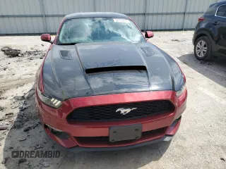 2015 Ford Mustang EcoBoost with VIN 1FA6P8TH9F5322546, listed as a Copart auction lot 52772335 with 87,356 mi miles and Salvage Title. Bid and sale history available at carsss.com. Image 5.