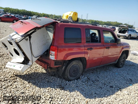 2008 Jeep Patriot Sport z VIN 1J8FF28W78D525731, wystawiony jako Copart lot #72451924 z przebiegiem Nie podano mil oraz Szkoda całkowita • Salvage title. Historia ofert i sprzedaży dostępna na DreamBid. Obrazek 3.