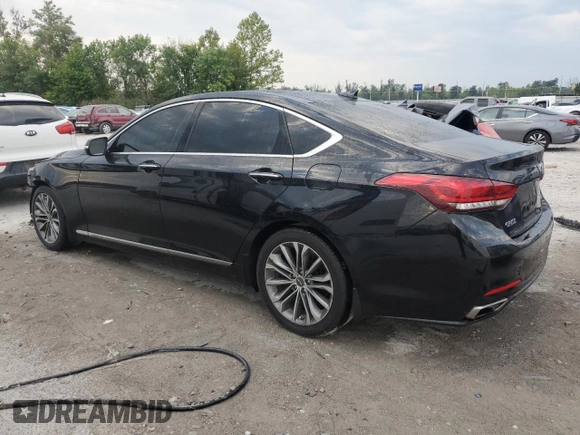 2016 Hyundai Genesis 3.8L with VIN KMHGN4JE6GU128579, listed as a Copart auction lot 69292634 with 83,603 mi miles and Salvage Title. Bid and sale history available at carsss.com. Image 2.