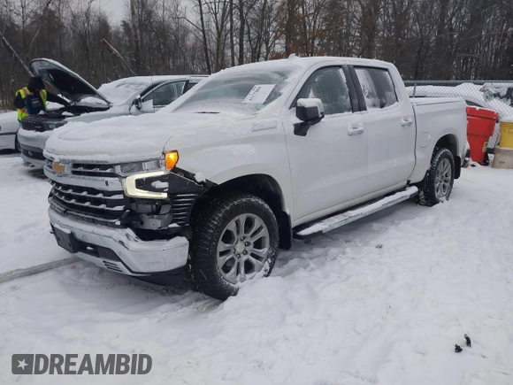 2024 Chevrolet Silverado 1500 LTZ with VIN 1GCUDGED0RZ401759, listed as a IAAI auction lot 41177004 with 2,514 mi miles and . Bid and sale history available at DreamBid. Image 2.