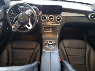 2021 Mercedes-Benz C 300 with VIN W1KWF8DB0MR652336, listed as a Copart auction lot 50936485 with 44,266 mi miles and Salvage Title. Bid and sale history available at carsss.com. Image 8.