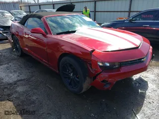 2015 Chevrolet Camaro LT with VIN 2G1FD3D35F9104138, listed as a IAAI auction lot 41642338 with 125,320 mi miles. Bid and sale history available at carsss.com. Image 1.
