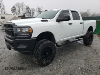 2024 Ram 2500 Tradesman with VIN 3C6UR5CJ8RG169028, listed as a Copart auction lot 84637464 with 10,857 mi miles and Salvage Title. Bid and sale history available at carsss.com. Image 1.