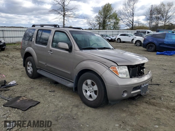 2006 Nissan Pathfinder SE z VIN 5N1AR18W96C664437, wystawiony jako Copart lot #53240165 z przebiegiem 168 019 mil mil oraz Szkoda całkowita • Salvage title. Historia ofert i sprzedaży dostępna na DreamBid. Obrazek 4.