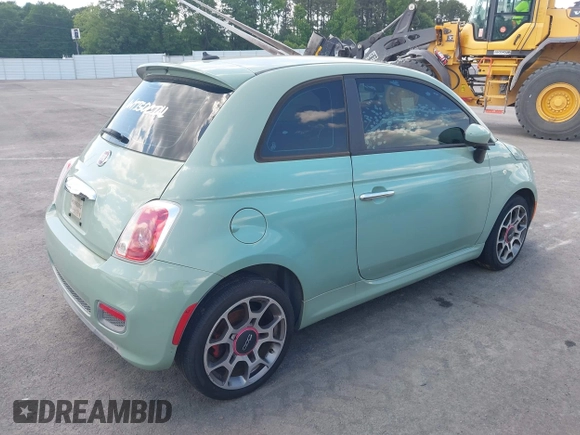 2012 FIAT 500 Sport z VIN 3C3CFFBRXCT115808, wystawiony jako IAAI lot #42277722 z przebiegiem 172 538 mil mil oraz . Historia ofert i sprzedaży dostępna na DreamBid. Obrazek 4.