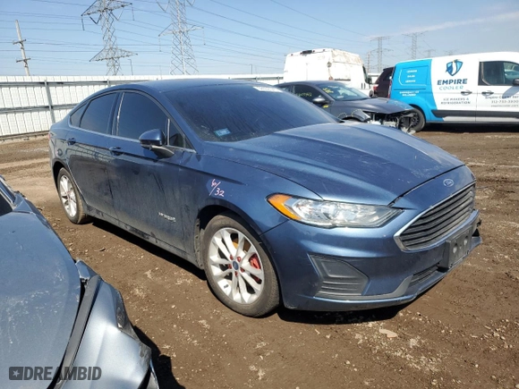 2019 Ford Fusion Hybrid SE with VIN 3FA6P0LU9KR140464, listed as a Copart auction lot 50556545 with 152,729 mi miles and Salvage Title. Bid and sale history available at carsss.com. Image 4.