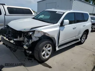 2014 Lexus GX with VIN JTJBM7FX6E5086089, listed as a Copart auction lot 50834155 with 106,607 mi miles and Salvage Title. Bid and sale history available at carsss.com. Image 1.