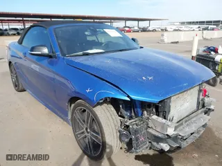 2020 BMW 2 Series M240i with VIN WBA2N1C08L7F39456, listed as a IAAI auction lot 41593230 with 37,747 mi miles. Bid and sale history available at carsss.com. Image 1.