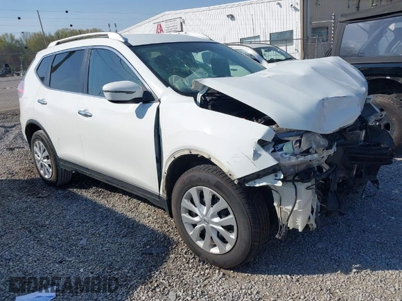 2016 Nissan Rogue SV with VIN KNMAT2MTXGP627849, listed as a IAAI auction lot 41898568 with 167,579 mi miles. Bid and sale history available at carsss.com. Image 1.