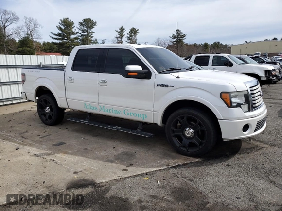 2011 Ford F-150 Lariat with VIN 1FTFW1E61BFA46657, listed as a Copart auction lot 49065675 with 195,338 mi miles and Clean Title. Bid and sale history available at carsss.com. Image 4.