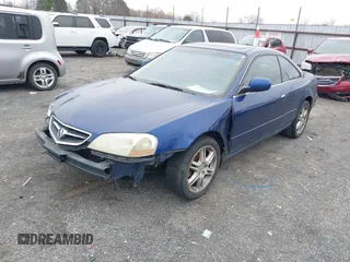 2001 Acura CL Type S with VIN 19UYA42611A036480, listed as a IAAI auction lot 41605706 with 1 mi miles. Bid and sale history available at carsss.com. Image 2.