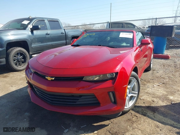 2017 Chevrolet Camaro 1LS with VIN 1G1FA3DS7H0151202, listed as a IAAI auction lot 41760208 with 152,693 mi miles. Bid and sale history available at carsss.com. Image 17.