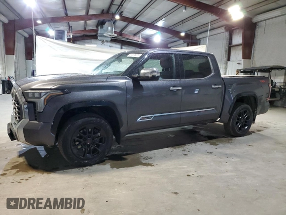 2022 Toyota Tundra 1794 Edition with VIN 5TFMA5DB6NX002857, listed as a Copart auction lot 57826375 with 32,825 mi miles and Non repairable. Bid and sale history available at DreamBid. Image 1.