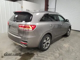 2017 Kia Sorento SX V6 with VIN 5XYPKDA51HG201373, listed as a Copart auction lot 88909395 with 141,230 mi miles and Salvage Title. Bid and sale history available at carsss.com. Image 3.