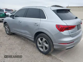 2021 Audi Q3 Premium with VIN WA1AUCF35M1066713, listed as a IAAI auction lot 41395334 with 82,724 mi miles and . Bid and sale history available at DreamBid. Image 3.