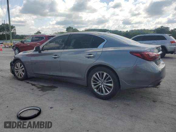 2018 Infiniti Q50 Luxe with VIN JN1EV7AR2JM610413, listed as a Copart auction lot 65222265 with 111,670 mi miles and Clean title. Bid and sale history available at DreamBid. Image 2.