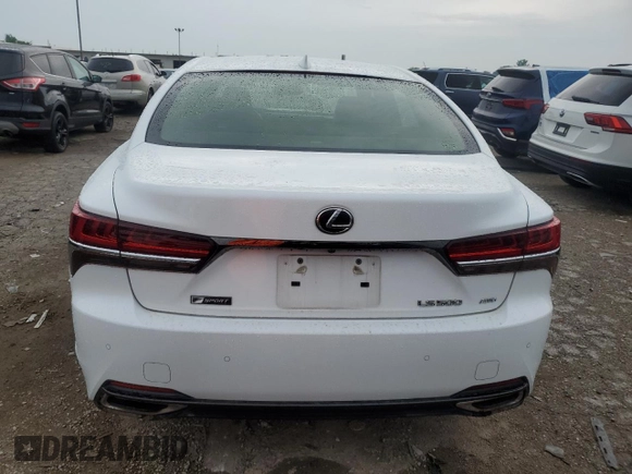 2018 Lexus LS 500 with VIN JTHC51FF0J5000809, listed as a Copart auction lot 63794275 with 100,177 mi miles and Clean title. Bid and sale history available at DreamBid. Image 6.