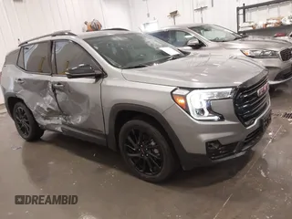 2024 GMC Terrain SLT with VIN 3GKALVEG6RL390542, listed as a IAAI auction lot 41770620 with 712 mi miles. Bid and sale history available at carsss.com. Image 1.