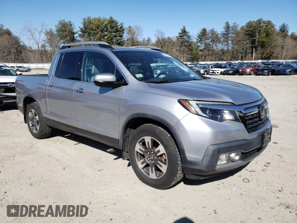 2017 Honda Ridgeline RTL-E with VIN 5FPYK3F74HB013132, listed as a Copart auction lot 48537645 with 83,534 mi miles and Salvage title. Bid and sale history available at DreamBid. Image 4.