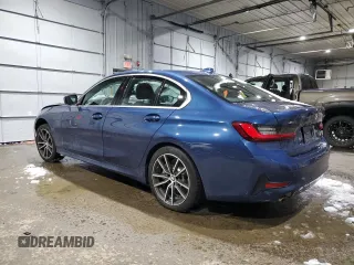 2022 BMW 3 Series 330i xDrive with VIN 3MW5R7J02N8C69694, listed as a Copart auction lot 45008325 with 0 mi miles and Salvage Title. Bid and sale history available at carsss.com. Image 2.
