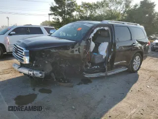 2020 Toyota Sequoia Platinum with VIN 5TDDY5G1XLS177159, listed as a Copart auction lot 70465144 with 0 mi miles and Salvage Title. Bid and sale history available at carsss.com. Image 1.