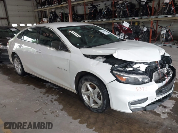 2016 Chevrolet Malibu LS with VIN 1G1ZB5STXGF299468, listed as a IAAI auction lot 42595372 with 136,690 mi miles and . Bid and sale history available at DreamBid. Image 1.