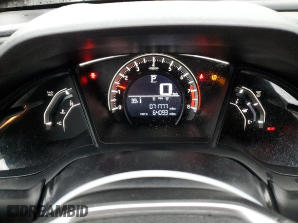 2016 Honda Civic LX with VIN 19XFC2F54GE223935, listed as a Copart auction lot 85038574 with 71,777 mi miles and Salvage Title. Bid and sale history available at carsss.com. Image 9.