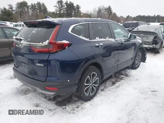 2020 Honda CR-V EX with VIN 2HKRW2H56LH647351, listed as a IAAI auction lot 41565925 with 43,414 mi miles. Bid and sale history available at carsss.com. Image 4.