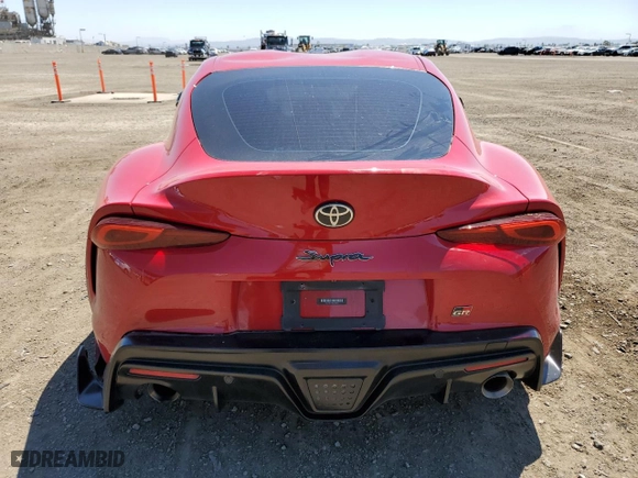 2020 Toyota GR Supra 3.0 with VIN WZ1DB4C09LW020555, listed as a Copart auction lot 65440913 with 0 mi miles. Bid and sale history available at carsss.com. Image 6.
