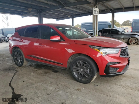 2019 Acura RDX w/A-Spec Pkg with VIN 5J8TC2H67KL016868, listed as a Copart auction lot 45867895 with 66,884 mi miles and Salvage Title. Bid and sale history available at carsss.com. Image 4.