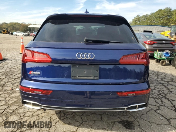 2018 Audi SQ5 Prestige with VIN WA1C4AFY1J2099089, listed as a Copart auction lot 82234144 with 92,549 mi miles and Salvage Title. Bid and sale history available at DreamBid. Image 6.