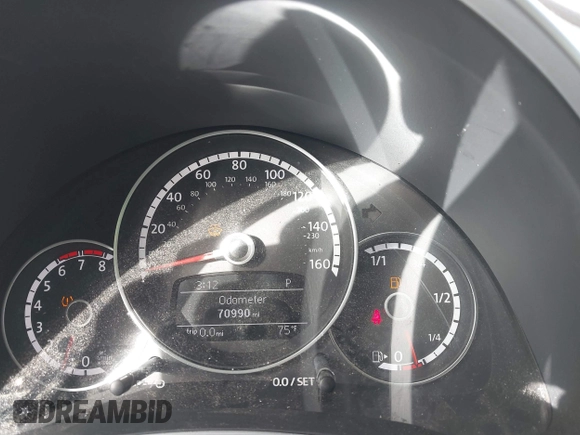 2014 Volkswagen Beetle 2.5L w/Sun with VIN 3VWJP7ATXEM628666, listed as a IAAI auction lot 41328014 with 70,990 mi miles and . Bid and sale history available at DreamBid. Image 16.